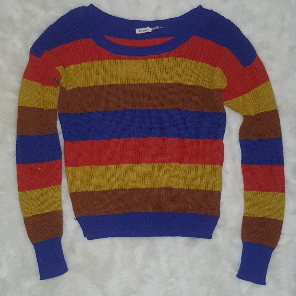 80s Striped Sweater